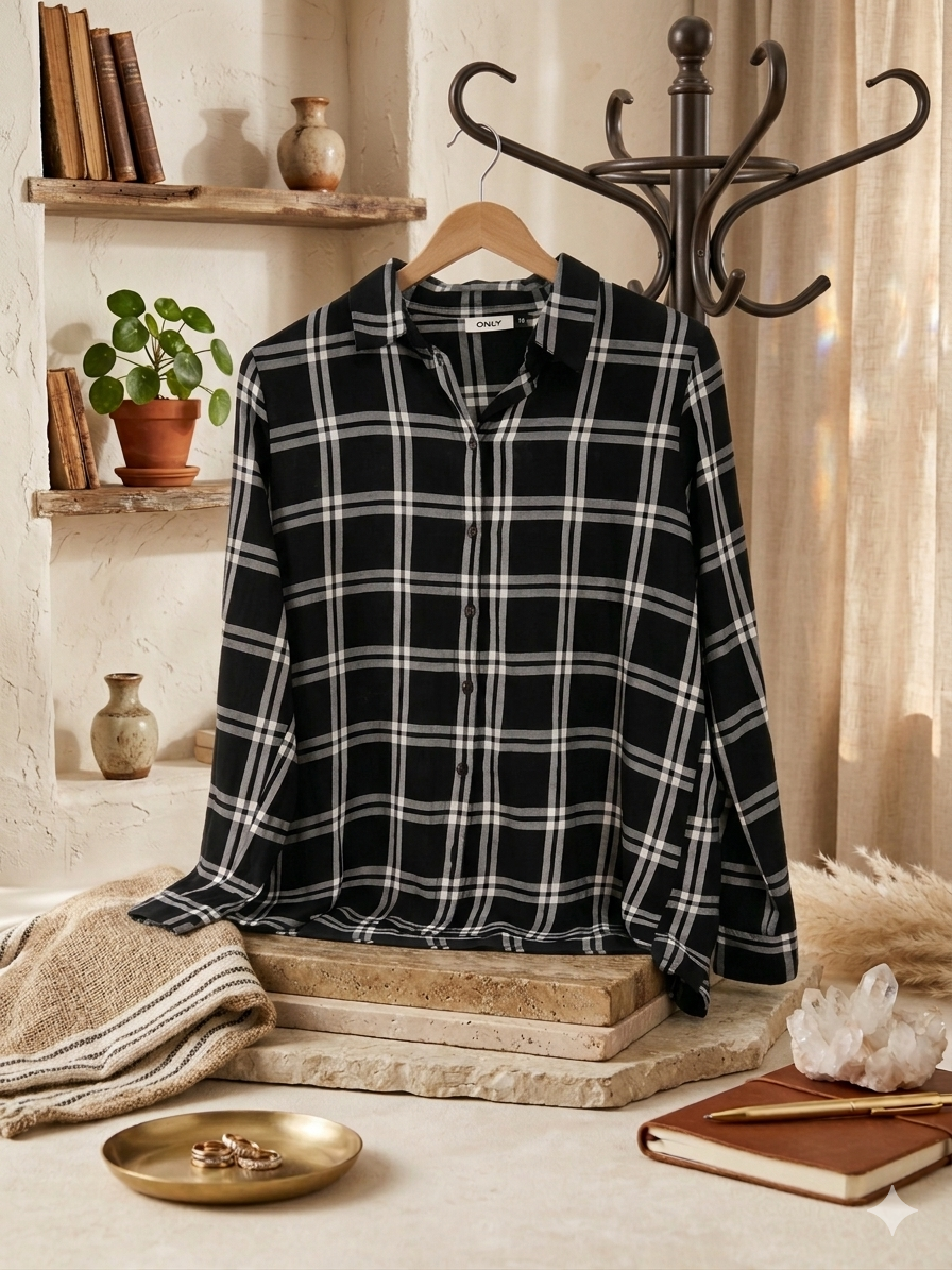 Blusa tipo camisa