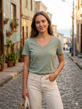 Poleras algodon mujer
